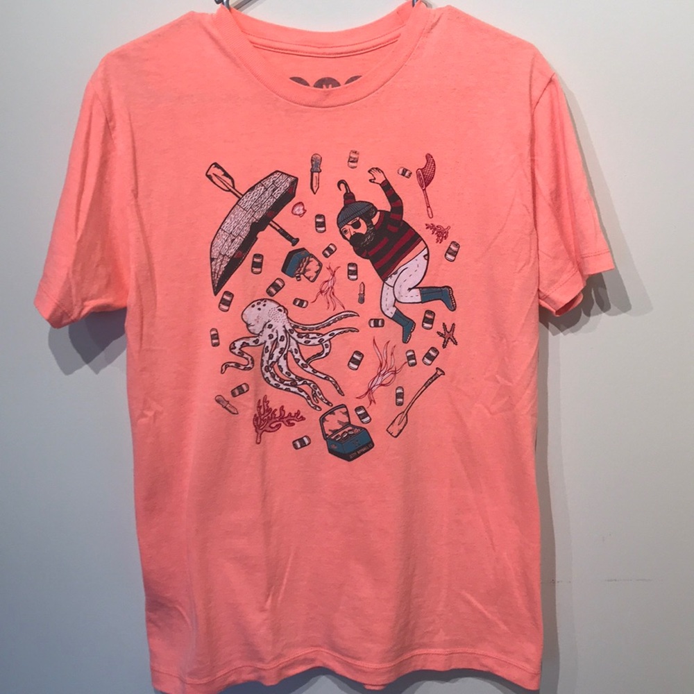 Jetty Apparel “Pirate & Octopus” Graphic T-shirt